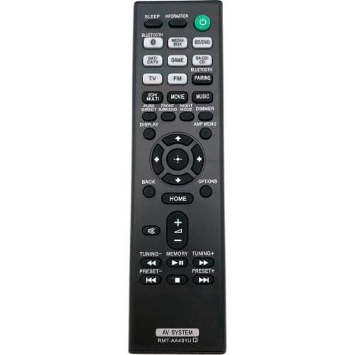 Remote Control RMT-AA401U For Sony AV Multi Channel Reciever STR-DH590 STR-DH790