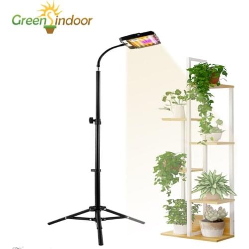 60-122cm Adjusatable LED Grow Light With Tripod Stand 300W Phytolamp For Plants Full Spectrum 3500K 5500K Indoor Planting Light