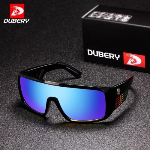 DUBERY Sunglasses Mens Retro Male Goggle Colorful Sun Glasses For Men Fashion Brand Luxury Mirror Shades Oversized Oculos 2030