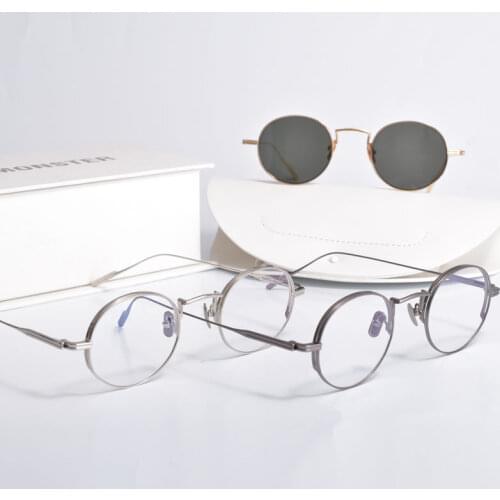 GM Super light eyewear V brand Round Optical glasses frame GENTLE DEAR CLASSIC K Retro Prescription Eyeglasses Frame