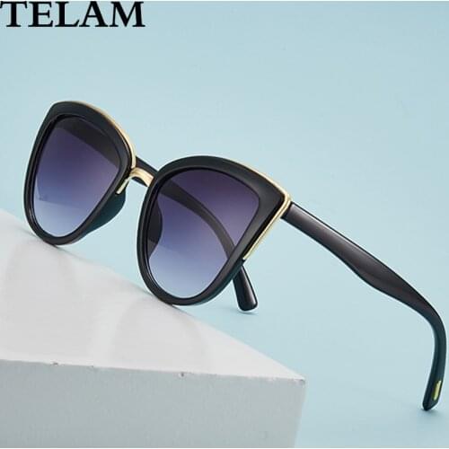 TELAM Womens Cat Eye Sunglasses