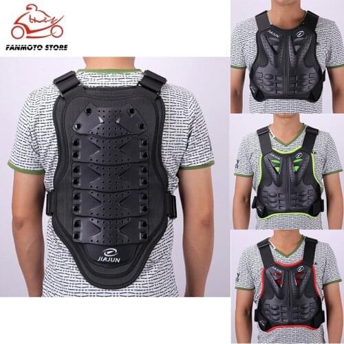 Motocross Jacket Chest Back Protector Moto Body Armor Guard Adult Racing Body Protector Armor Motorcycle Protective Gear