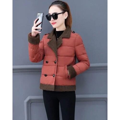 Female Padded Jacket 2021 Women New Short Down Down Padded Jacket Womens Winter Coat Tide Winter All-match Small Padded Jacket