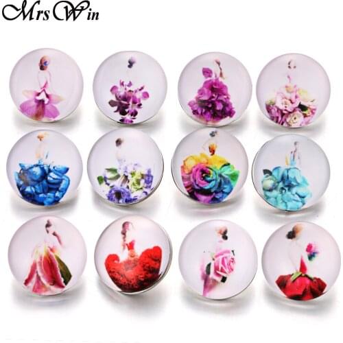 10pcs/lot Mixed 18mm Glass Snap Button Jewelry Faceted Glass Snap Fit Snap Bracelet Bangle Snaps Buttons Jewelry