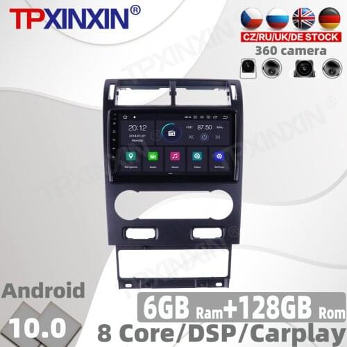 128GB Android 10 For Ford Mondeo 2004 2005 - 2007 Car Radio Multimedia Video Player Navigation GPS Accessories Auto 2din no DVD