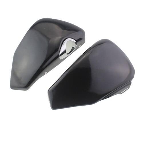 2x Motorcycle Side Oil Tank Battery Cover Covers For Harley Forty Eight Seventy Two Sportster 1200 883 2004-2013