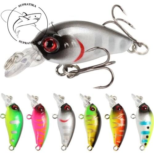 4.2G/4.5CM Artificial Topwater Crankbait Freshwater Plastic Hard Bait Wobbler 3D Eyes Anti-corrosion Bionic Bait Fishing Lure