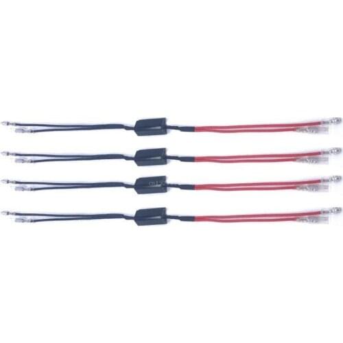 4PCS 10W10Ω Moto Resistance Power Resistor Load Decoding Resistor for LED Mini Turn Signal Light Flash Repairing Kits