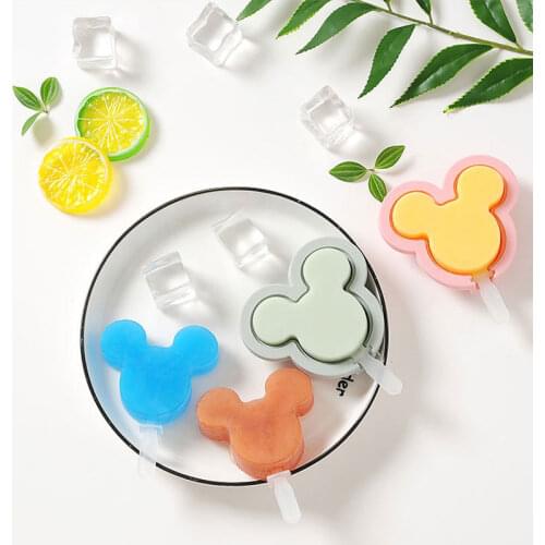 Pineapple Strawberry Mouse Ice Cream Mold with Lid Popsicle Making Mold DIY Ice Cube Candy Making Ice Tray Ice Cream Tools