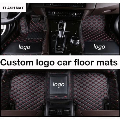 Custom LOGO car floor mats for Jaguar All Models Jaguar XF 2008-2017 XE XJ F-PACE F-TYPE auto accessories car mats