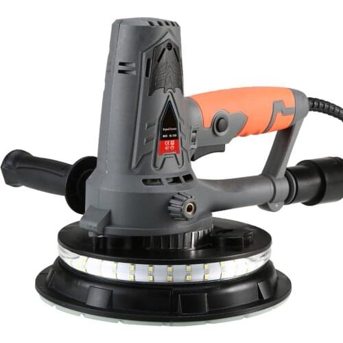 220V 1390W Electric Wall Polishing Machine Household Decoration Utility Tools with LED Lighting Strips Speed Adjustable