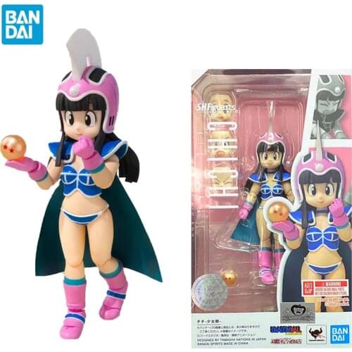 Anime Original Bandai Uper Saiyan Figure S.H.Figuarts Dragon Ball Z Figure Chichi Anime Action Figures Version Collection Toys