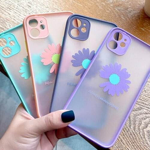 Korea chrysanthemum X peaceminusone Phone Cases for iPhone 11 11pro 11promax 12 12 pro 12promax 8 7 6 Plus X SE 2020 XR XS MAX