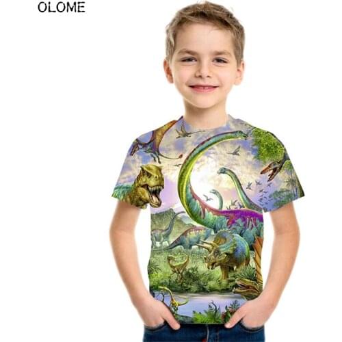 OLOME Summer Game Animation Children T-shirts Hedgehog Girls and Boys Short Sleeve Top Tees Unisex Funny Toddler Clothing
