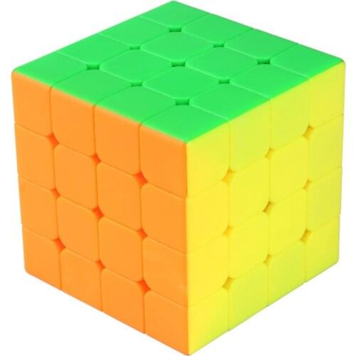 YuXin Black Kirin 4x4 Magic Cube 4x4x4 Speed Cube 4Layers Stickerless SpeedCube Puzzle Toys For Children Kids Gift Toy