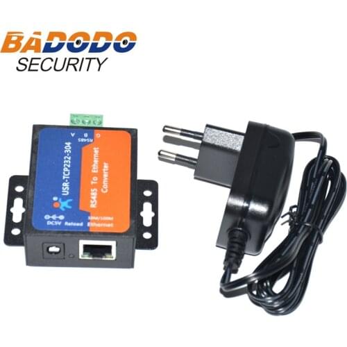 Serial RS485 to TCP/IP Ethernet Server Converter Module with Built-in Webpage DHCP/DNS Supported Modules
