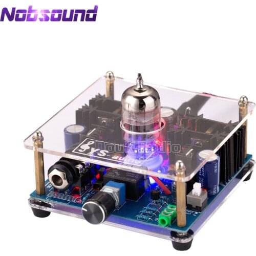 Mini Class A 12AU7 Vacuum Tube Multi-Hybrid Headphone Amplifier Stereo Pre-Amp Class A Amplifier With Audiophile Performance