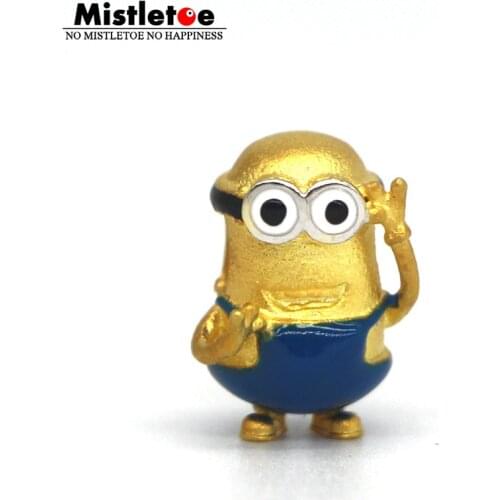 Mistletoe 925 Sterling Silver Cartoon Charm Bead European Bracelet Jewelry