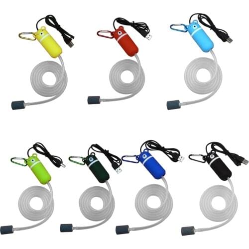 Portable Mini USB Aquarium Oxygen Pump Powerful Mute Energy Save Compressor Fish Tank Air Pump Outdoor Fishing Accessories