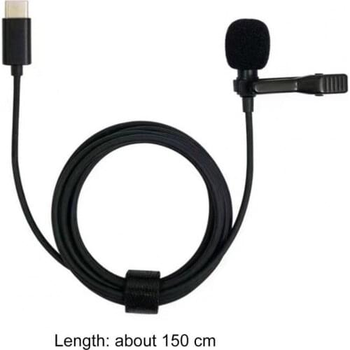 80% Off Lapel Microphone Professional Noise Reduction Plastic Voice Control Lavalier Microphone for Live Vlog