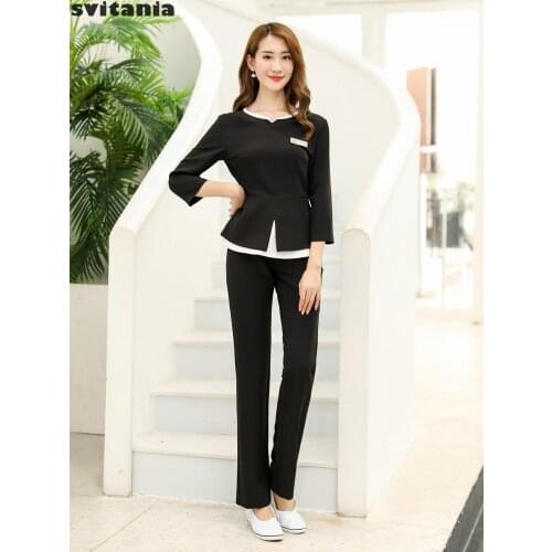 Svitania Beauty Salon Work Clothes Women Suit Health Care Center Work Uniform