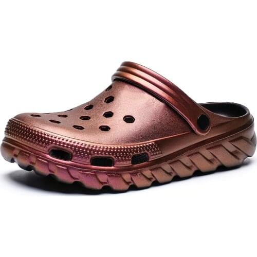 2020 Men Sandals LiteRide Hole Shoes Rubber Clogs For Men EVA Unisex Garden Shoes red Adulto Cholas Hombre