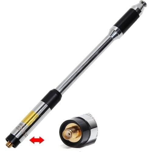 Telescopic Antenna Dual Band VHF/UHF High Gain SMA-Female Antenna for TYT BAOFENG PUXING WEIERWEI WOUXUN HYT Retevis