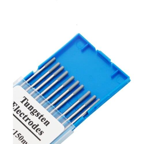 10pcs/box Argon Arc Welding Tungsten Needle/Rod tungsten Electrode 1.0/1.6/2.0/2.4/3.0/3.2/4.0mm WT20 WC20 WL20 WL15 WZ8 WP WY20