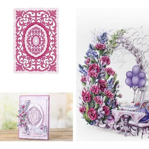 Anniversary Frame Metal Cutting Die Scrapbook Embossed Paper Card Album Craft Template Cut Die Stencils New for 2021 Arrive