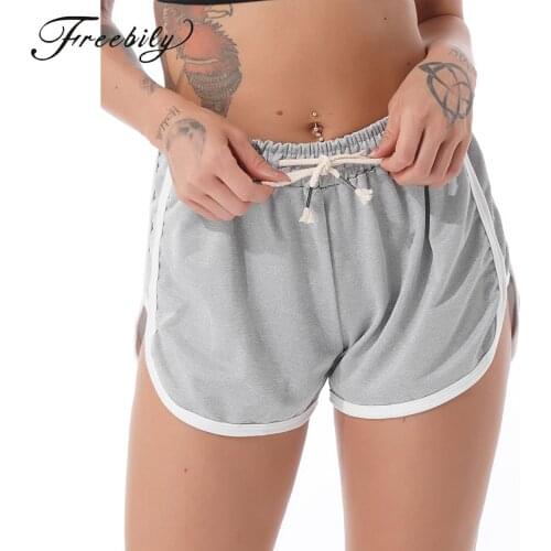 Women Cotton Sleep Bottoms Elastic Drawstring Daily Outwear Pajama Pants Summer Shorts Breathable Casual