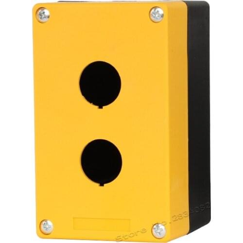 118*72*71 22mm Push button switch box emergency stop selector push button box 2 hole for illuminated switch high box case 2-D
