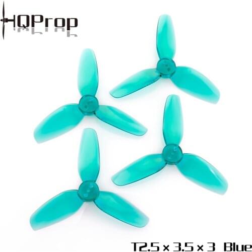 HQPROP T2.5X3.5X3 2535 3-Blade PC Propeller for RC FPV Racing Freestyle 2.5Inch Toothpick Cinewhoop Drones 1104 1106 1204