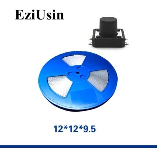 350pcs In Tape One Reel TS-F002 Micro Switch 12*12*9.5 Tactile Tact Push Button SMT 12x12x9.5 Elevator Switches