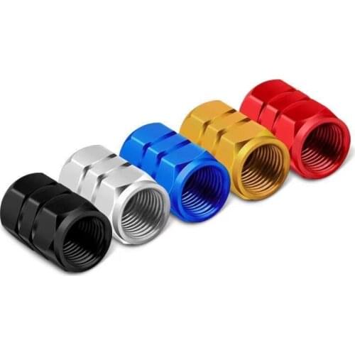 4Pcs Bike Wheel Tire Covered Aluminum Car Motorcycle Truck Universal Tube Tyre Bicycle AV SV American AIR Valve Cap Dustproof