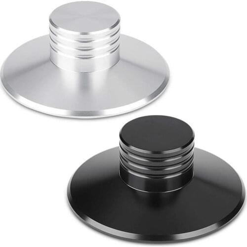 Aluminum Record Weight Clamp Metal Disc Stabilizer for LP Vinyl Turntables/CD Player/Speakers Records Player Accessories