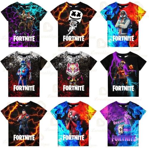 Women Men Fortnite Kids T-shirt Victory Hero Childrens Wear Battle Royale 3d Swearshirt Boys Girls Tops T-shirt Baby Clothes
