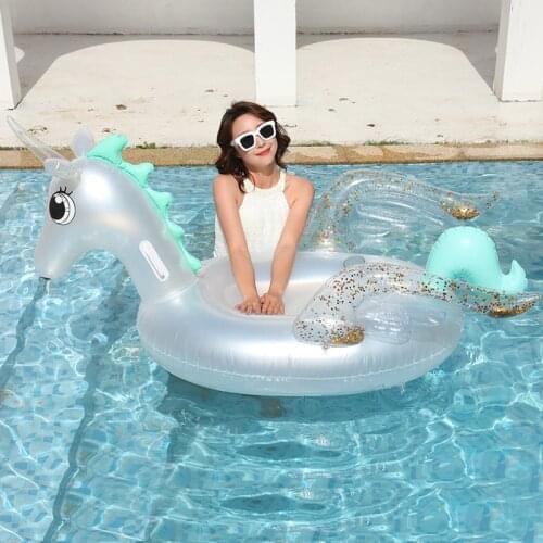 Giant Float Inflatable Air Mattress Adults Pool Float Swimming Ring Floating Bed Summer Beach Party Toys Water Sport