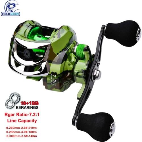 Metal Fishing Reel Carretilha 18+1 Casting Reel 7:1:1 Baitcasting Moulinet Carp Carretilha De Pesca Olta Makaralar Carretilhas