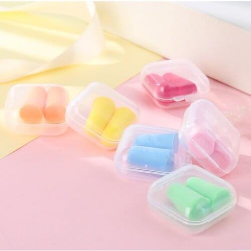 Noise Reduction Silicone Soft Ear Plugs Swimming Silicone Earplugs Protective For Sleep Comfort Earplugs