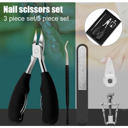 Nail Clippers Set Stainless Steel Toe Nails Scissors Manicure Pedicure Foot Care Nail Art Tools Home Salon Equipment MPw