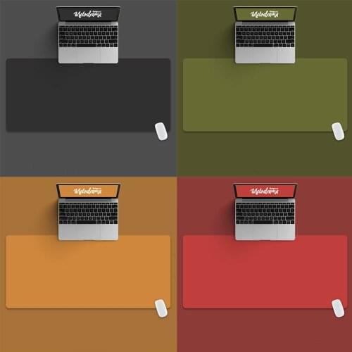 Solid Color Mouse Pad Laptop Mouse Mat Cute Mouse Pad Large Writing Desk Mats Gaming Deskpad for Office Home Gamer 80x30