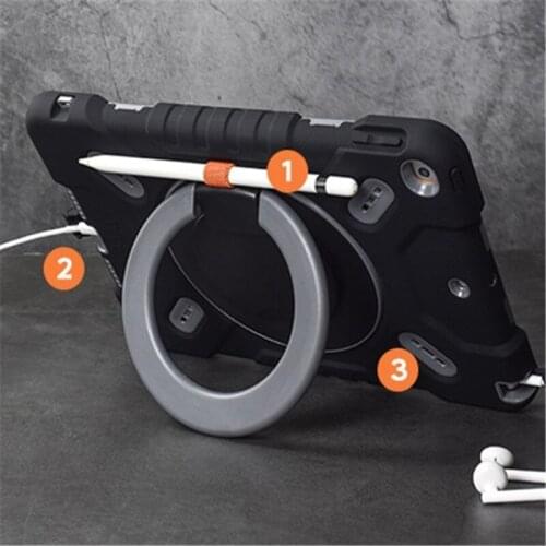 Camoro New Ipad 10.2 Pencil Cases Shockproof Portable Ipad Air 3 Cover Rotate Tablet Mini Case Bag for Ipad 2020 Case Kids