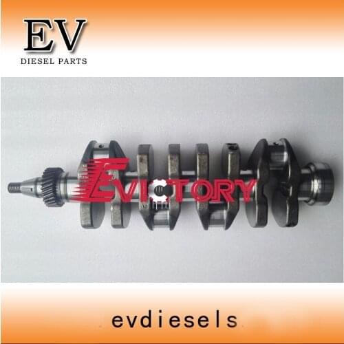 Genuine Steel type S4L2 crankshaft for Mitsubishi engine excavator or genset include bearing