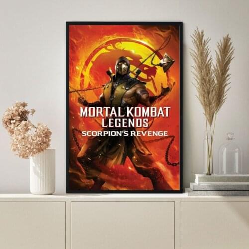 Mortal Kombat Movie Poster Classic Vintage Hot Sale Canvas Art Poster Wall Painting Home Decoration (No Frame)
