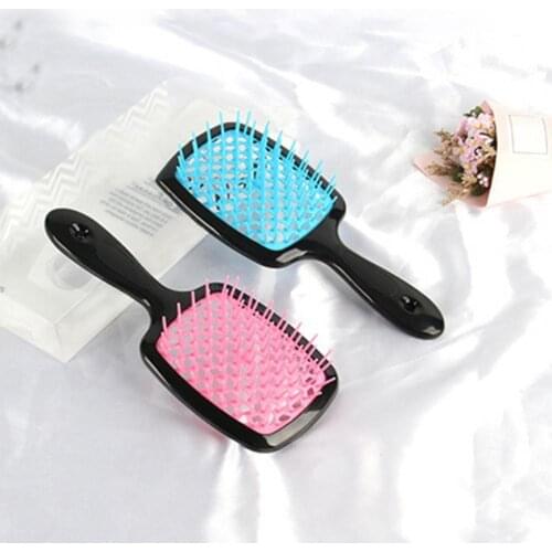 Hollow Grid Dry Wet Use Scalp Massage Salon Hairstyle Tool Hairdressing Comb