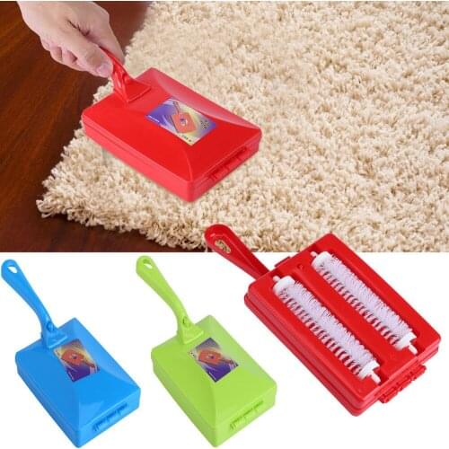 Random Four Colors Handheld Carpet Brushes Table Sweeper Crumb Brushes Cleaner Roller Tool Home Cleaning Handheld Brushes Heads