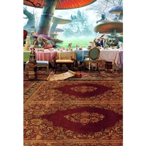 VinylBDS Children Backdrops Forest Animals Dinner Carpet Backgrounds Photo Backdrops Photography Fondos For Wedding