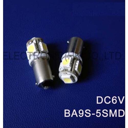 High quality D6.3V 6V BA9S Led Light Bulbs,Warning Signal,Pilot Lamps,Indicator Lights,Instrument Lamps free shipping 500pcs/lot