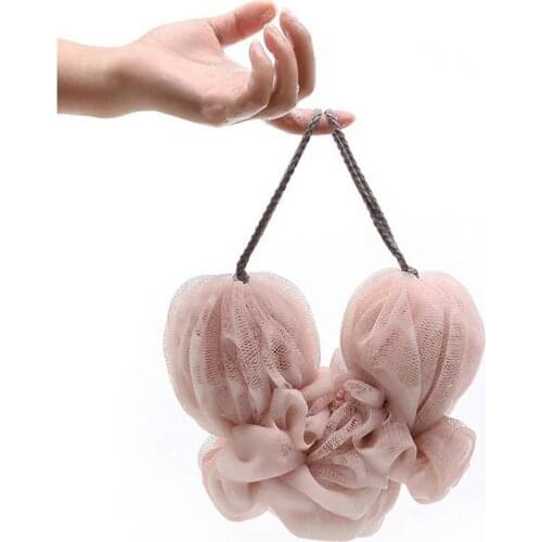 1pc Long Exfoliating Body Scrubber Bath Mesh Net Shower Ball Sponge Soft Massager Cleaning Tools Bathing Accessories