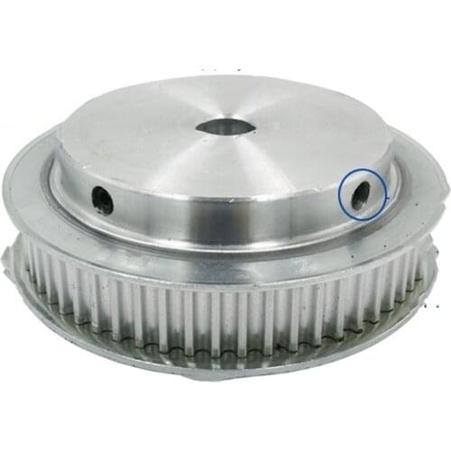 5M-50T Pulley Bore Size 12/14/15/16/17/19/20 mm, Aluminum Belt pulley Slot Width 16/21 mm For Width 15/20mm 5M-rubber timing